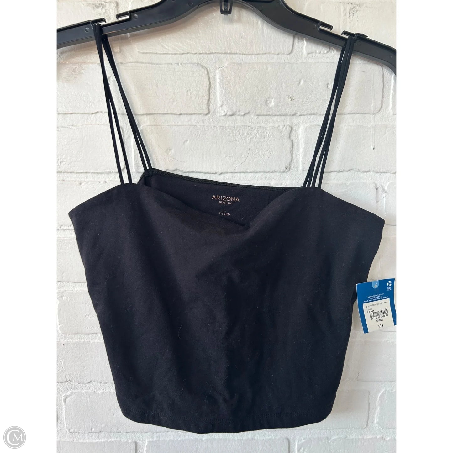 Top Cami By Arizona In Black, Size: L