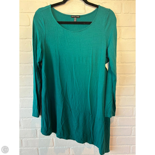 Top Long Sleeve By Eileen Fisher In Green, Size: L