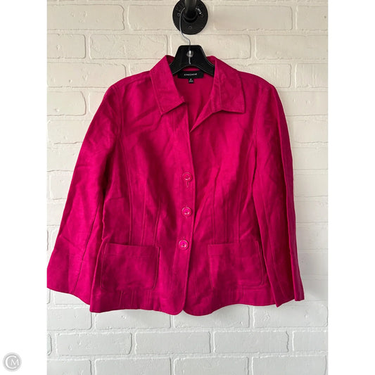 Top Long Sleeve By Jones Wear In Pink, Size: Mp