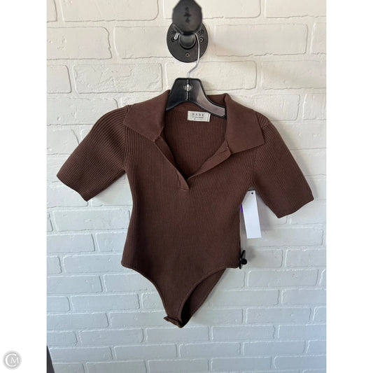 Bodysuit By Charlie Holiday In Brown, Size: Xs