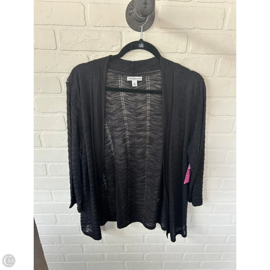 Cardigan By Croft And Barrow In Black, Size: Xl