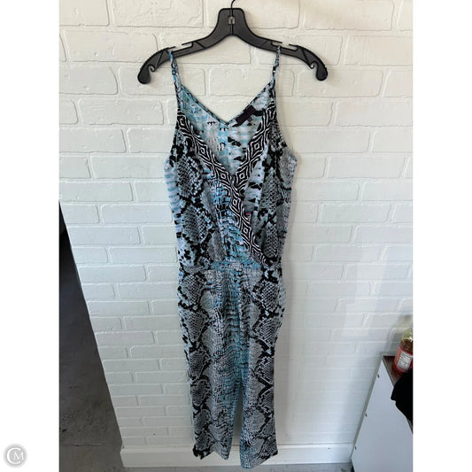 Jumpsuit By Hale Bob In Black & Blue, Size: M