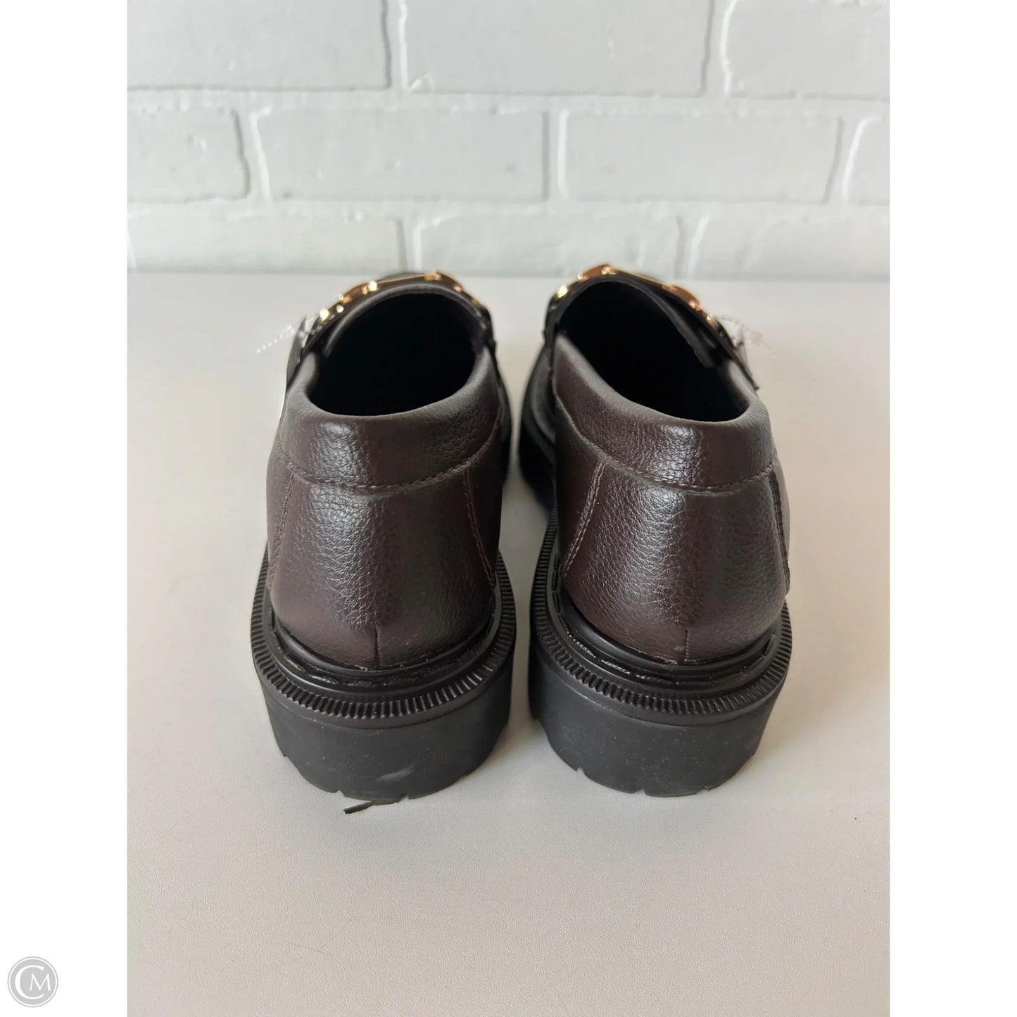 Shoes Heels Block By Clothes Mentor In Brown, Size: 7