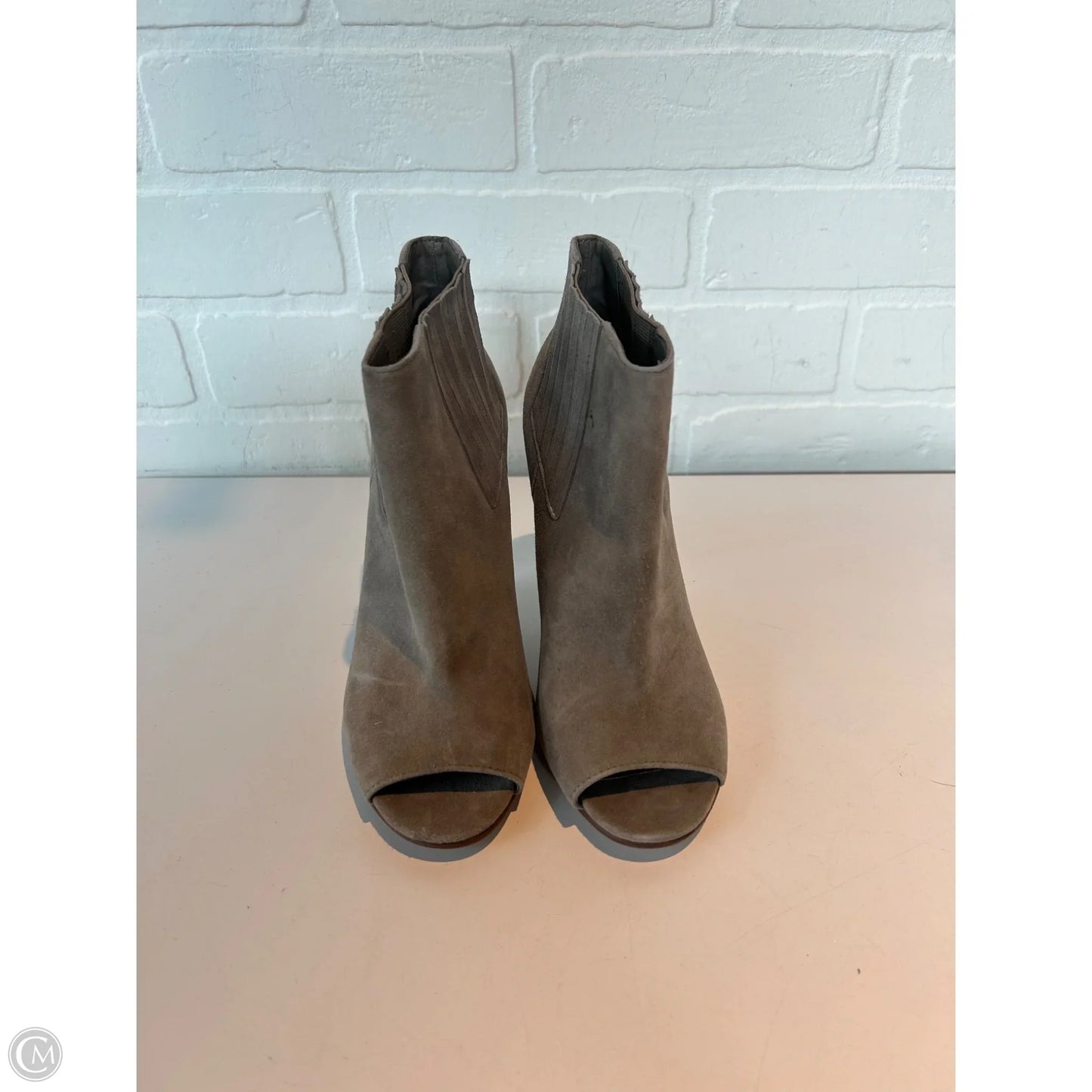 Sandals Heels Stiletto By Halogen In Tan, Size: 6