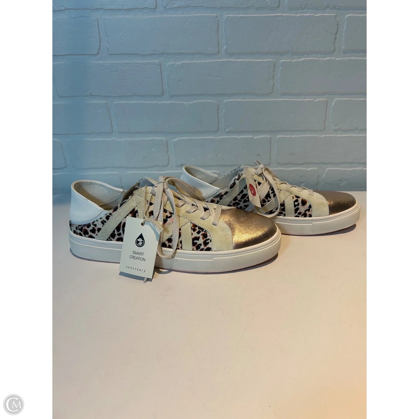 Shoes Sneakers By Sanctuary In Pink & White, Size: 10