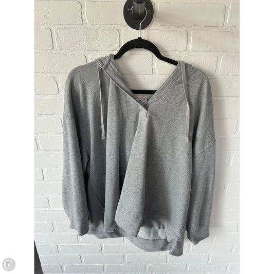 Sweatshirt Hoodie By Jane And Delancey In Grey, Size: 3x