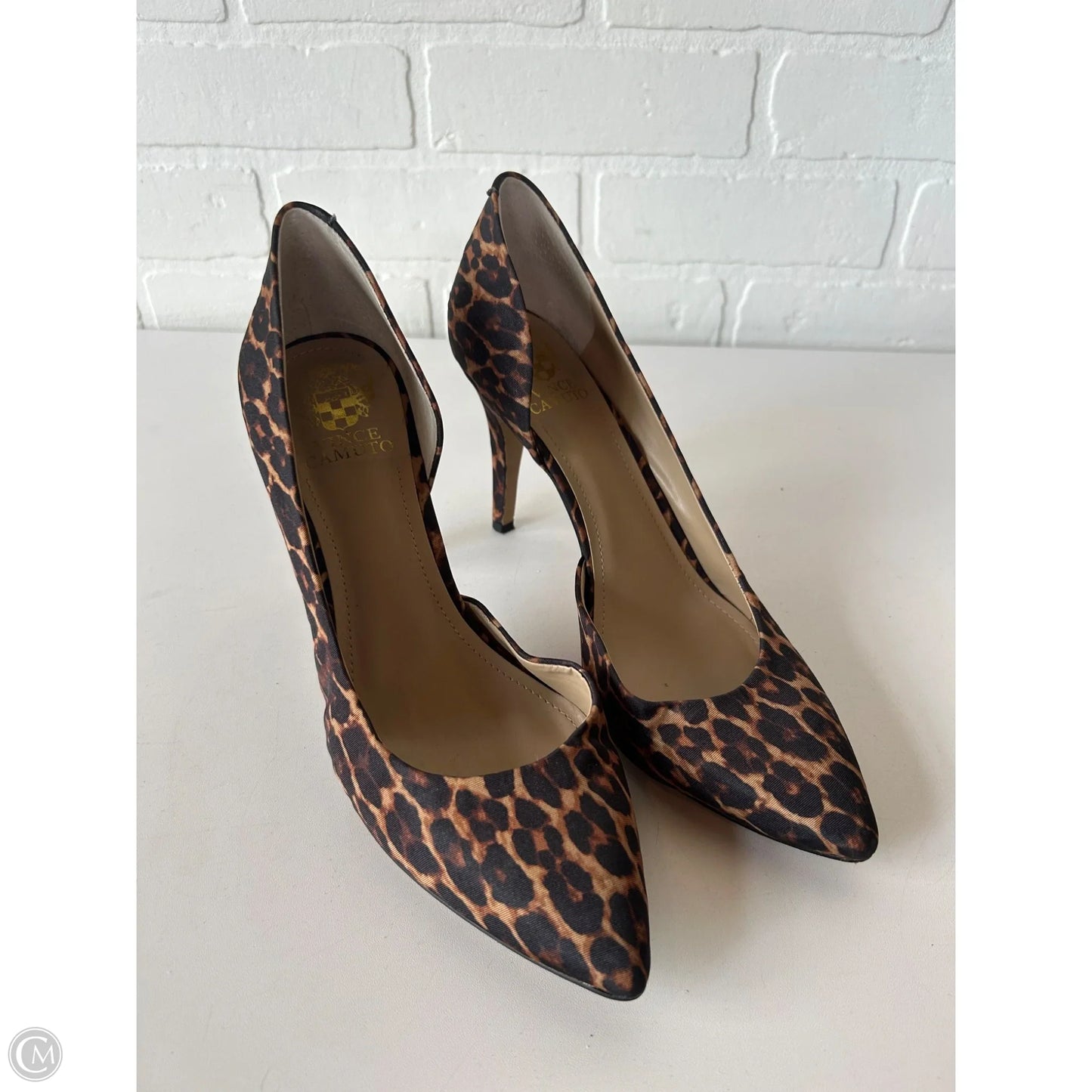 Shoes Heels Stiletto By Vince Camuto In Animal Print, Size: 9