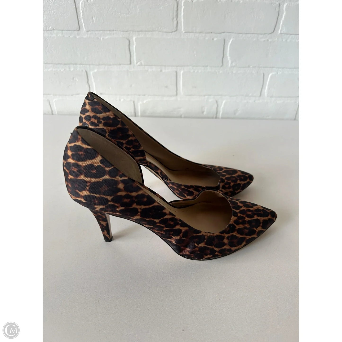 Shoes Heels Stiletto By Vince Camuto In Animal Print, Size: 9