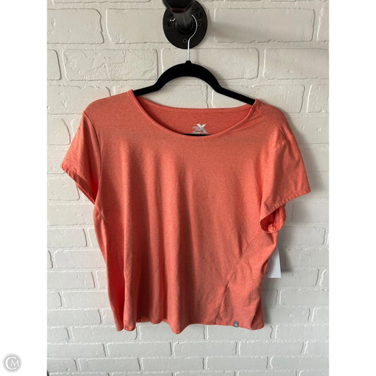 Athletic Top Short Sleeve By Zero Xposure In Orange, Size: L