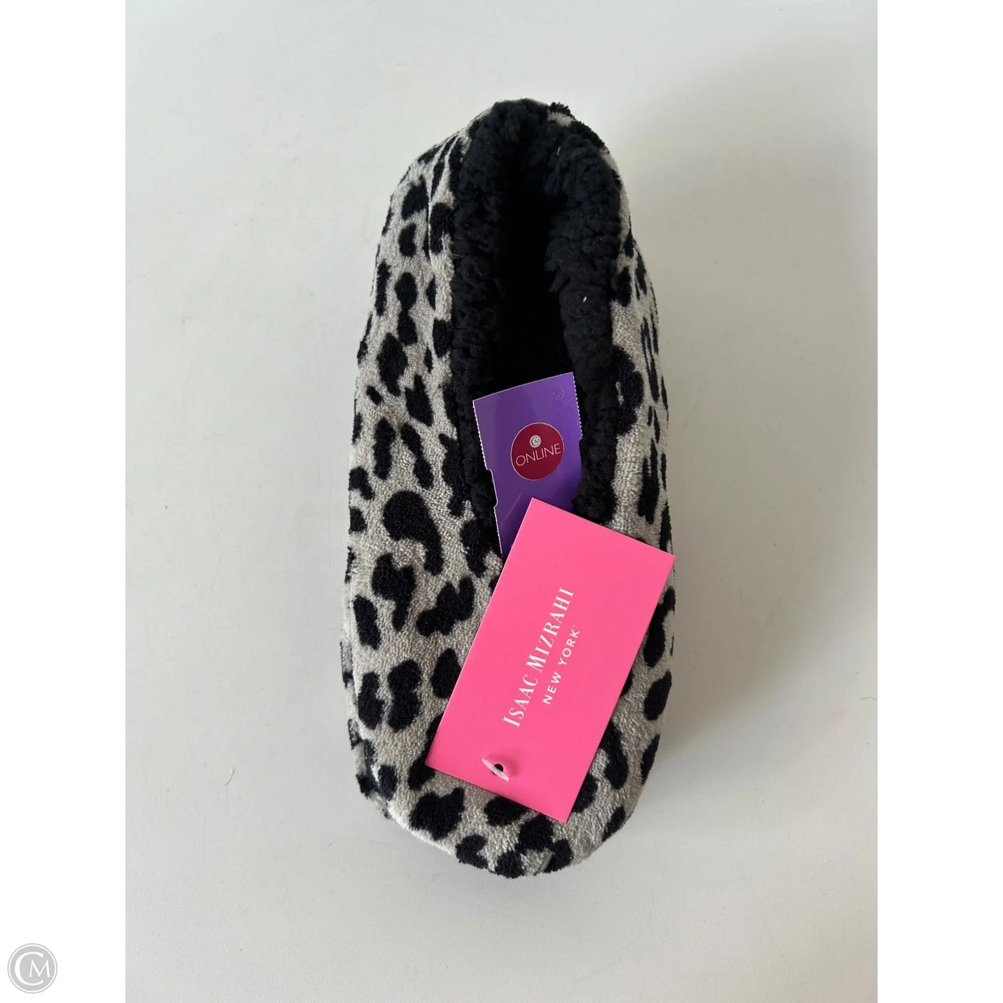 Slippers By Isaac Mizrahi Live Qvc In Black & Grey