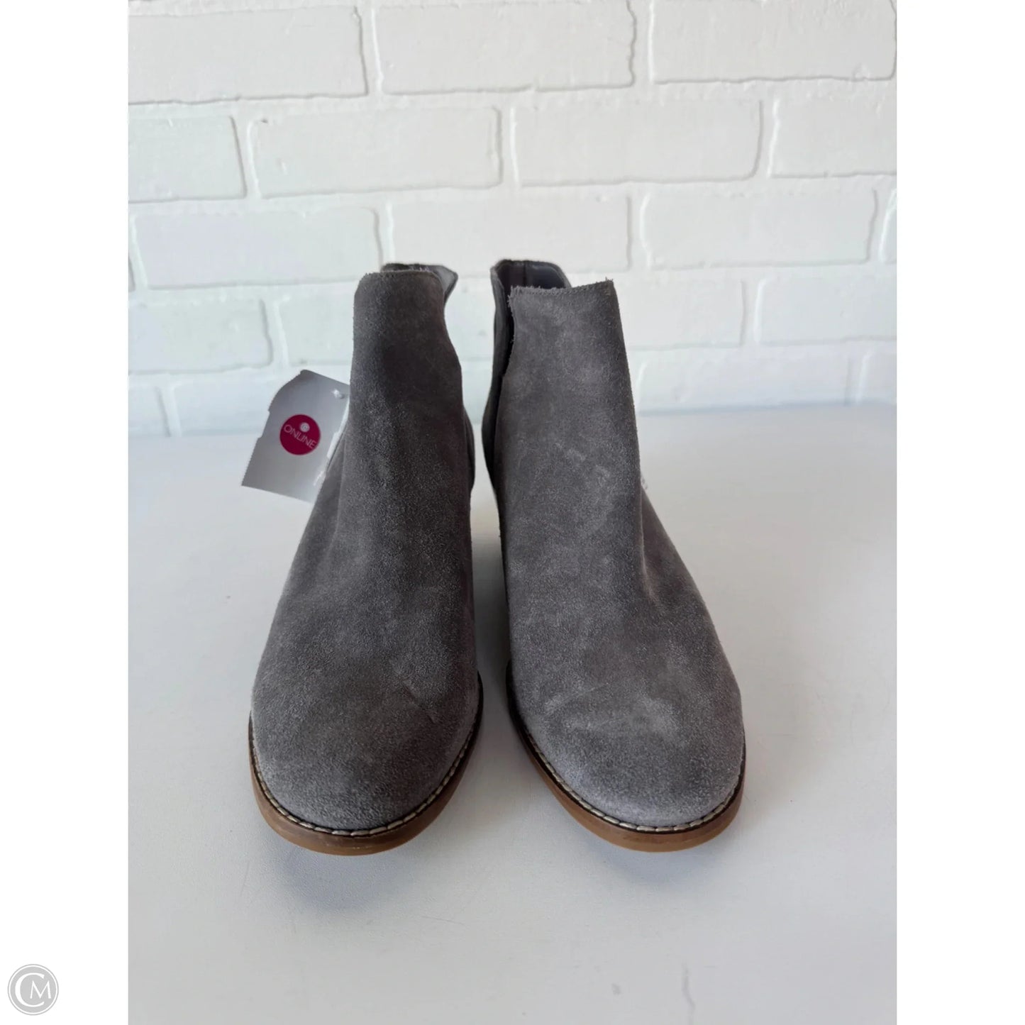 Boots Ankle Heels By Cole-haan In Grey, Size: 7.5