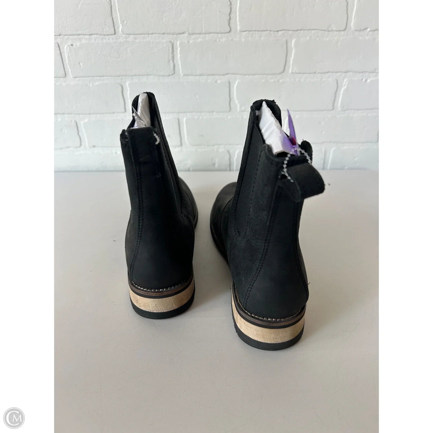 Boots Ankle Flats By Cmc In Black, Size: 9