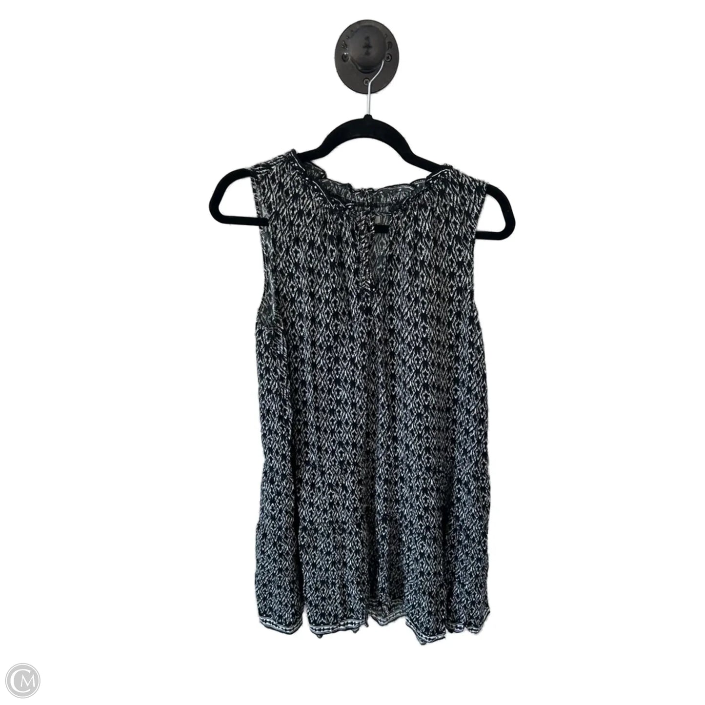 Dress Casual Short By Max Studio In Black & White, Size: Xl