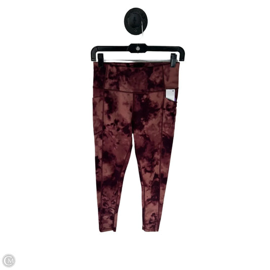Athletic Leggings By Victorias Secret In Brown, Size: 8