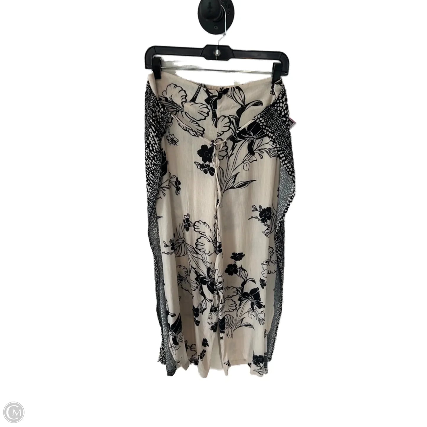 Pants Linen By Clothes Mentor In Black & Tan, Size: 12