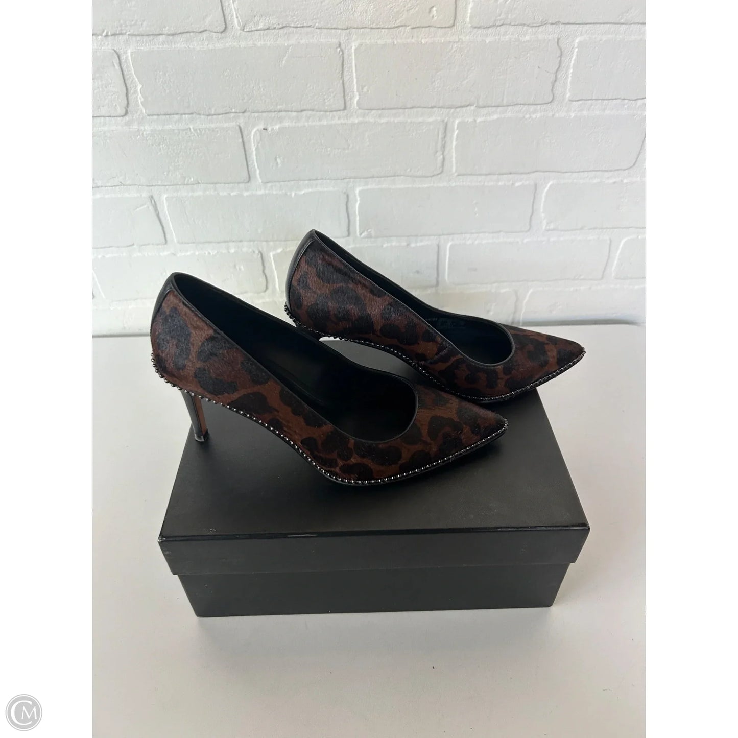 Shoes Designer By Coach In Black & Brown, Size: 6