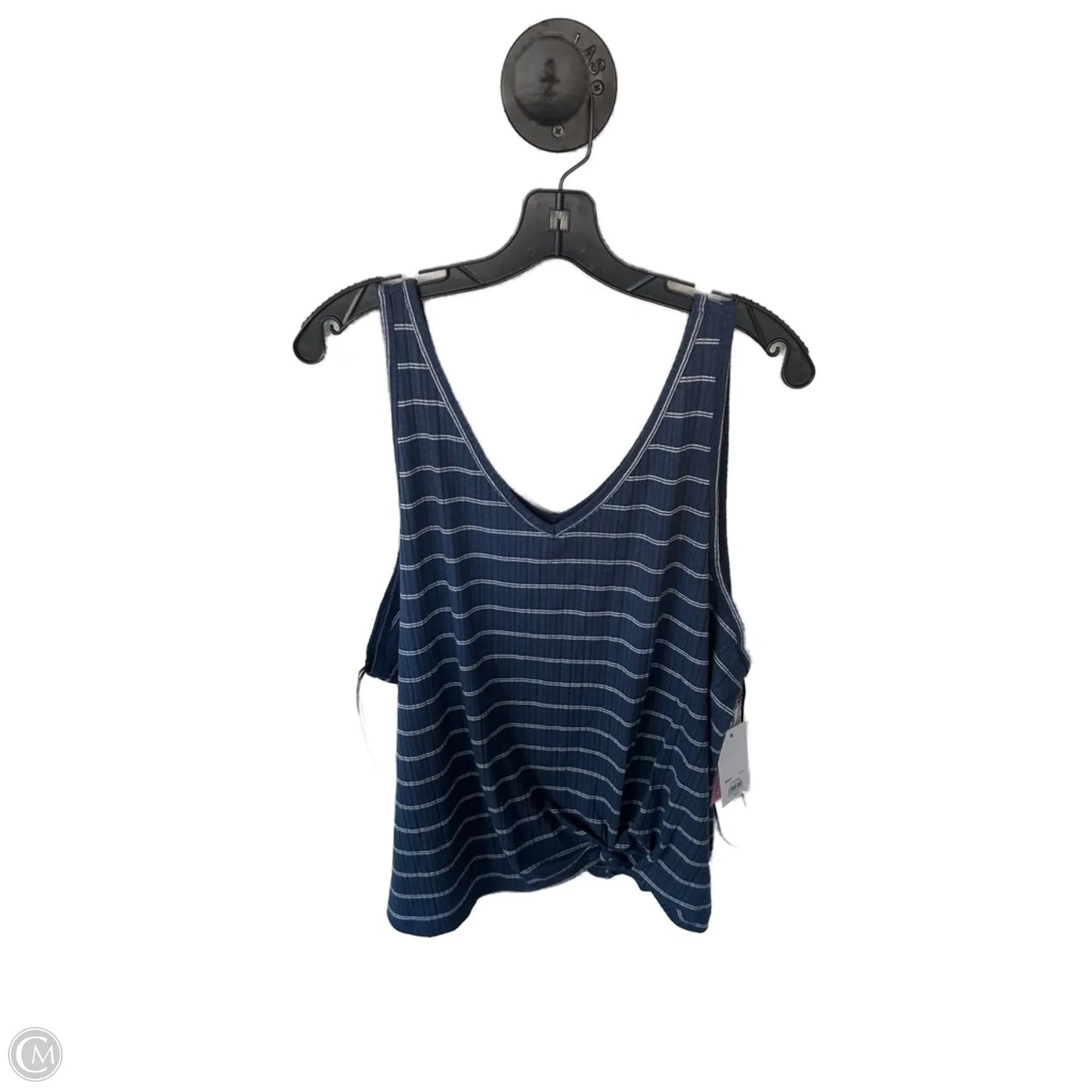 Top Sleeveless Basic By So In Blue & White, Size: 2x