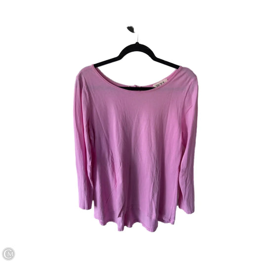 Top Long Sleeve Basic By Clothes Mentor In Pink, Size: M
