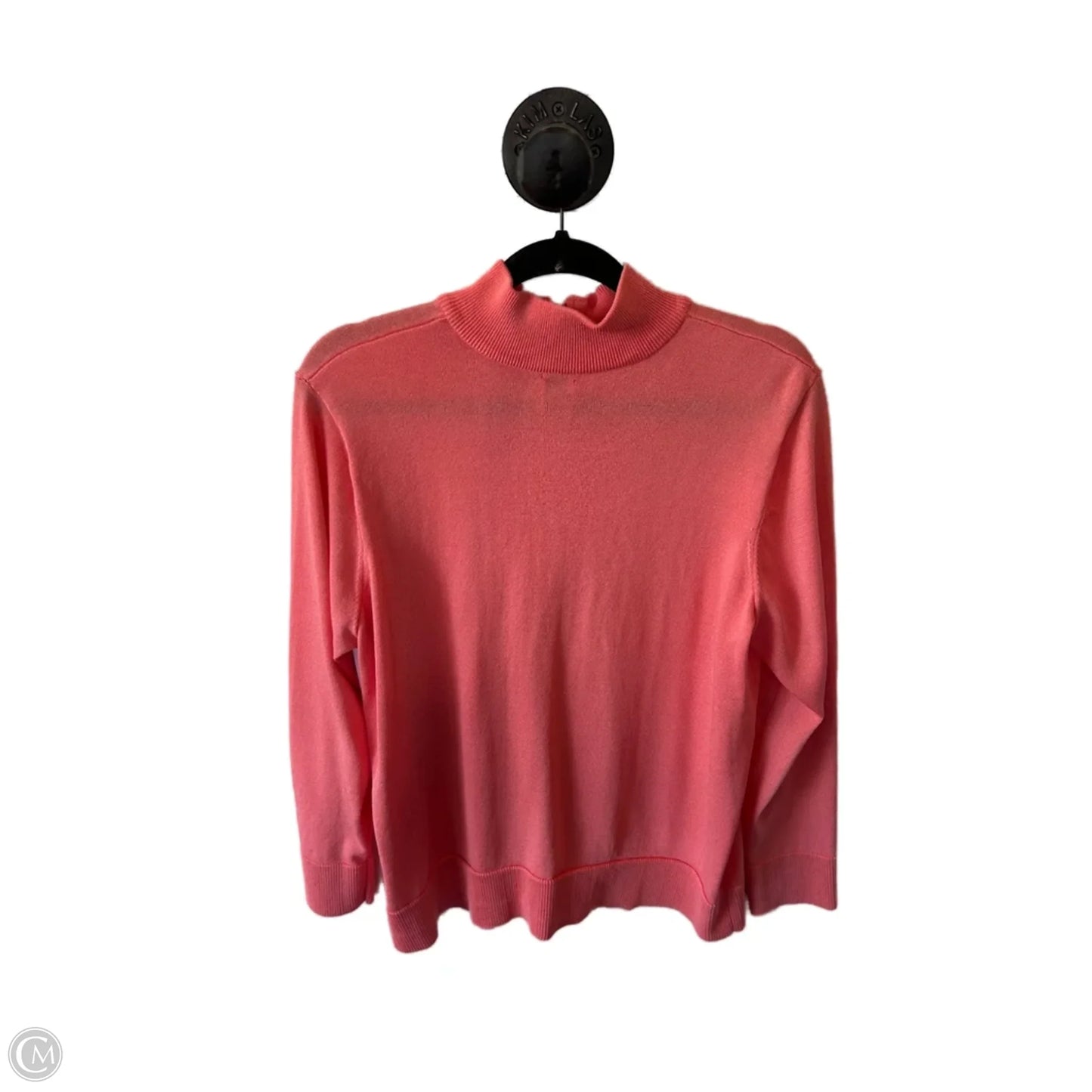 Sweater Cardigan By Anne Klein In Pink, Size: Xl