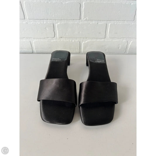 Sandals Heels Kitten By Jeffery Campbell In Black, Size: 7.5
