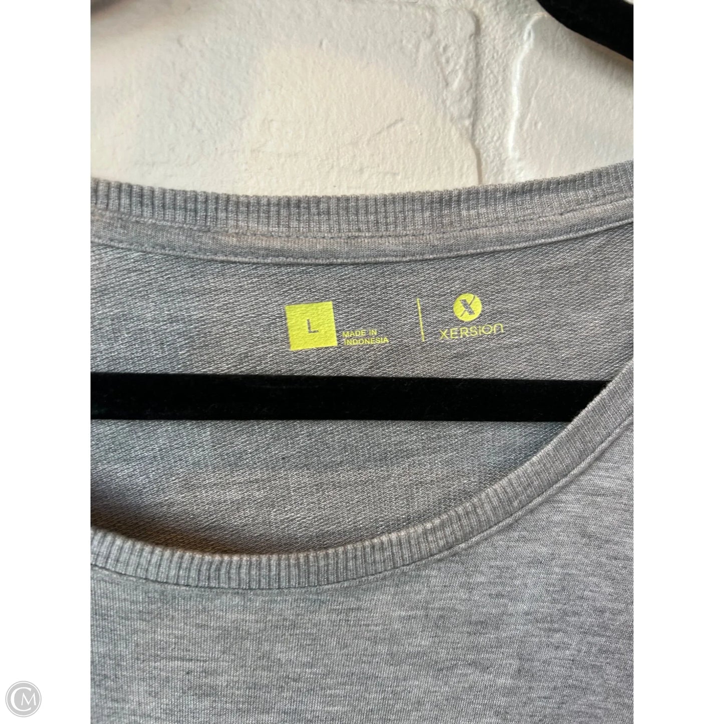 Athletic Top Long Sleeve Crewneck By Xersion In Grey, Size: L