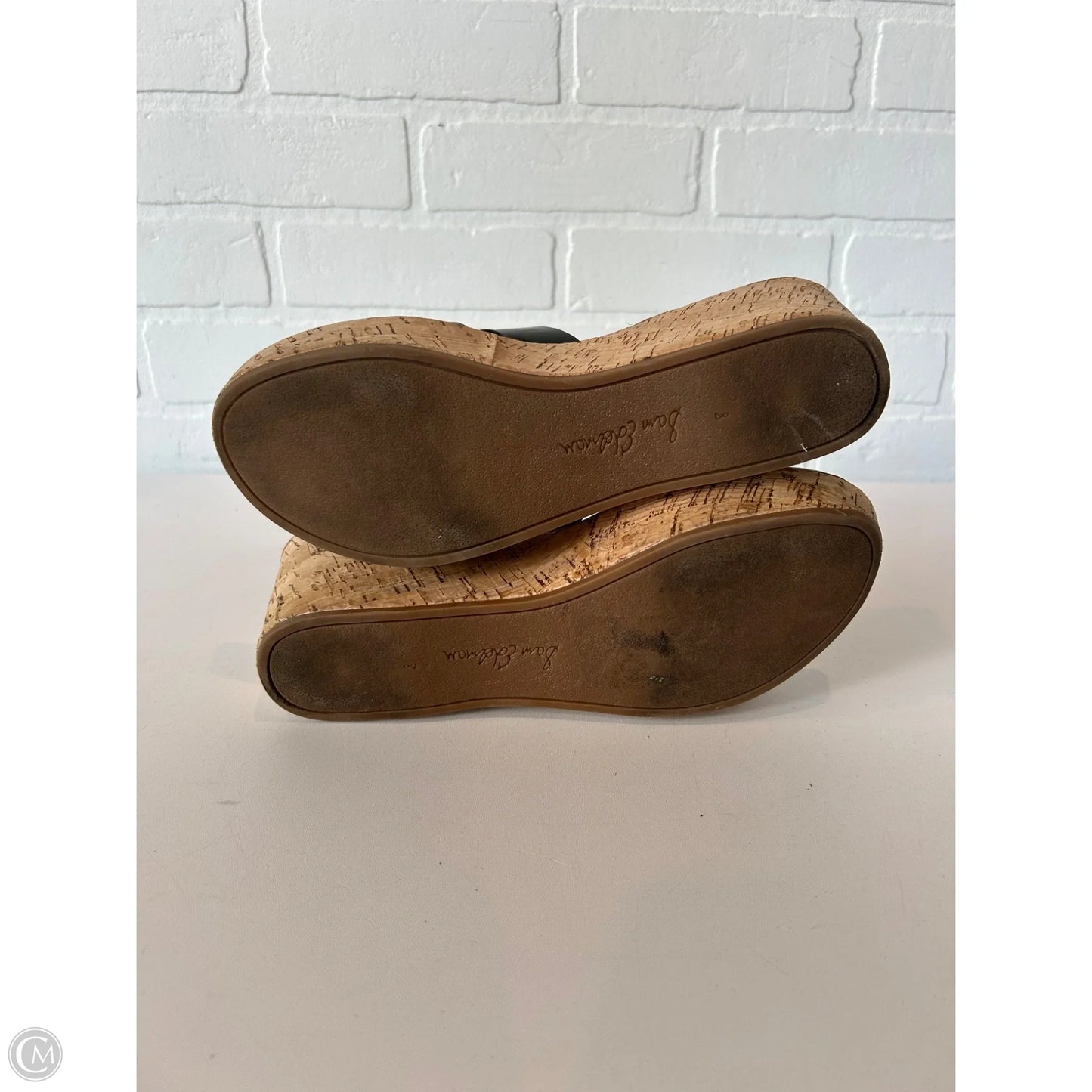 Sandals Heels Wedge By Sam Edelman In Black & Brown, Size: 8