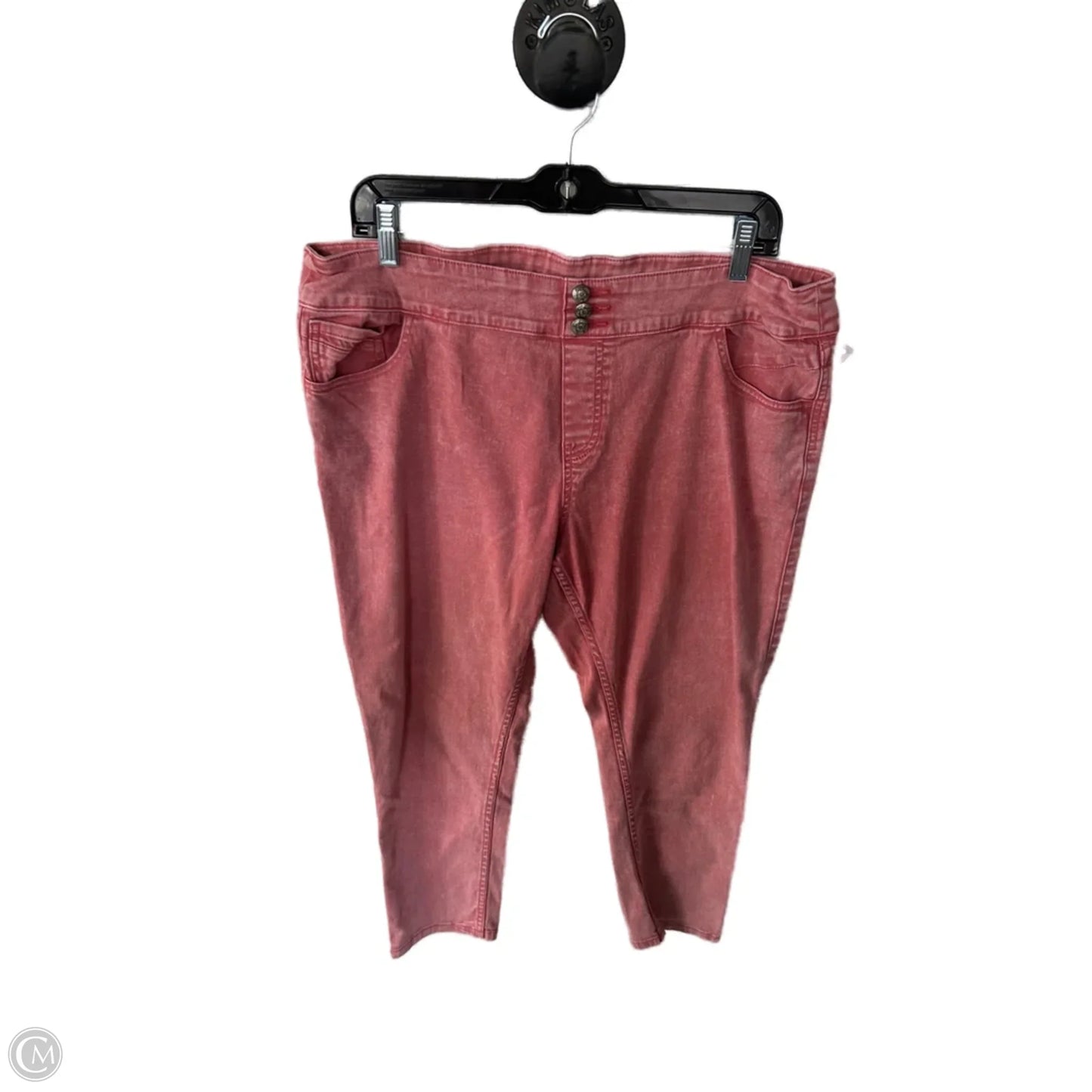 Pants Cropped By Soft Surroundings In Pink, Size: 12p