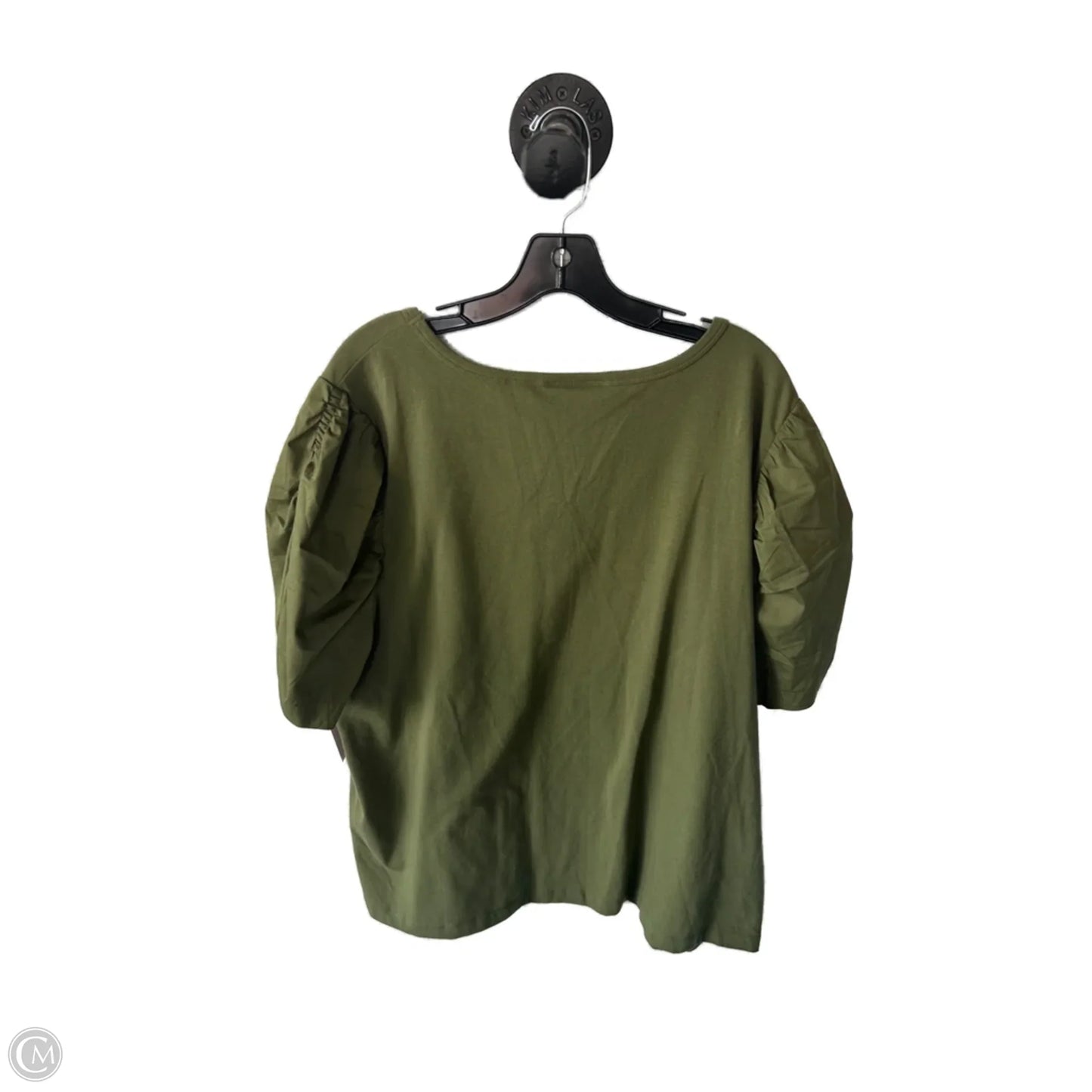 Top Short Sleeve By Lane Bryant In Green, Size: 3x