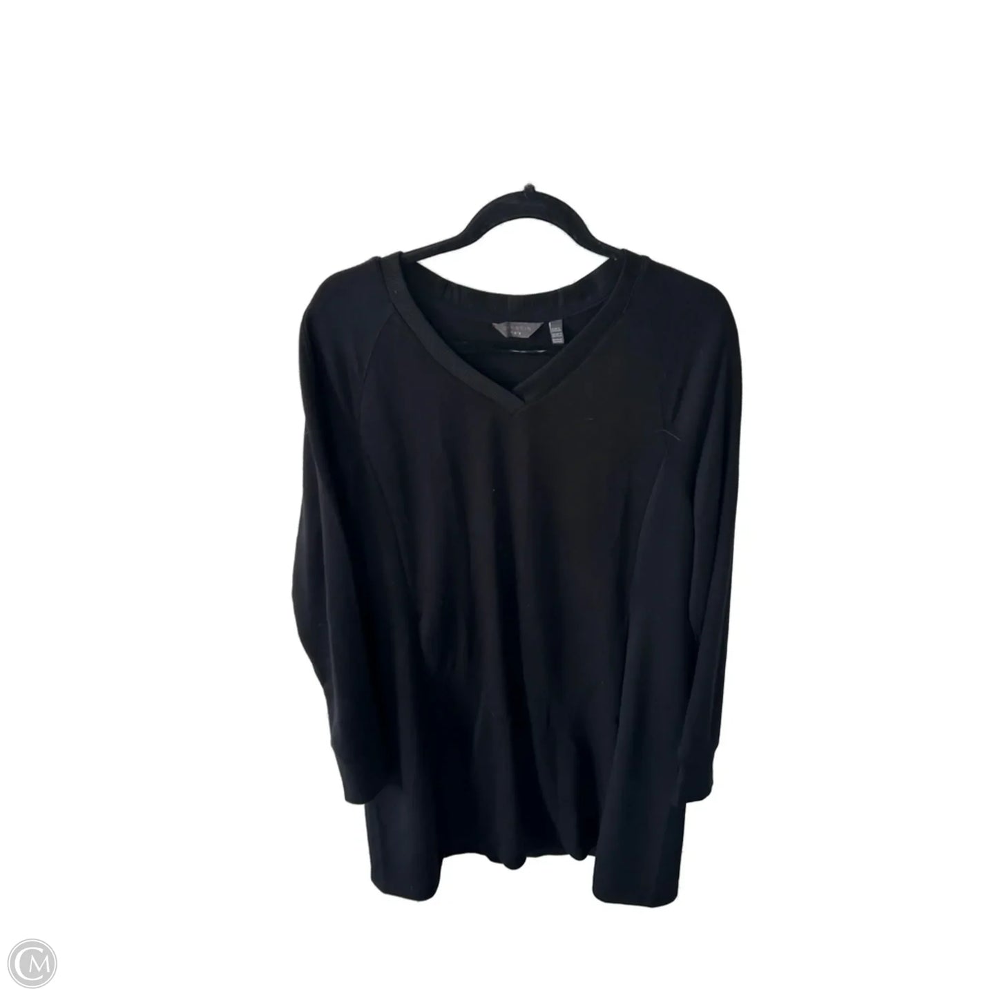 Sweatshirt Crewneck By Danskin In Black, Size: L