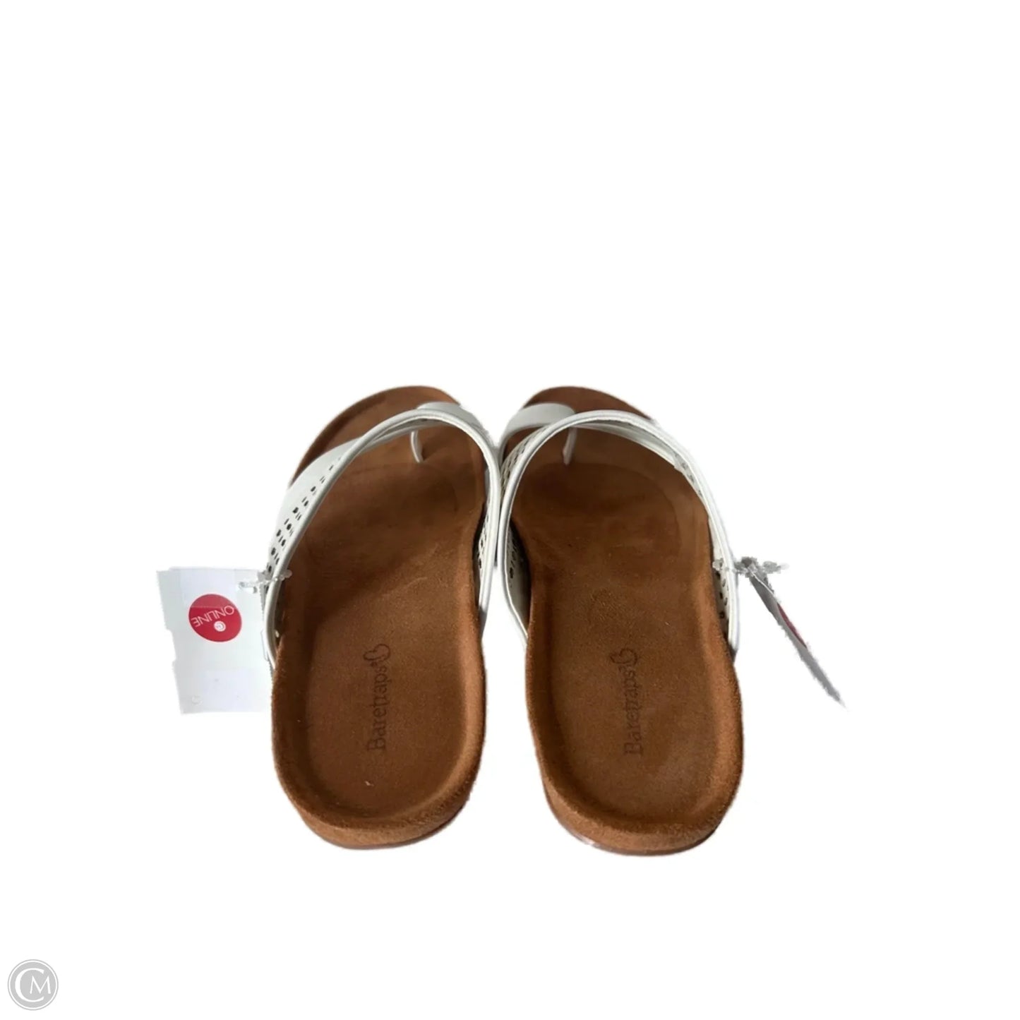 Sandals Flats By Bare Traps In White, Size: 8