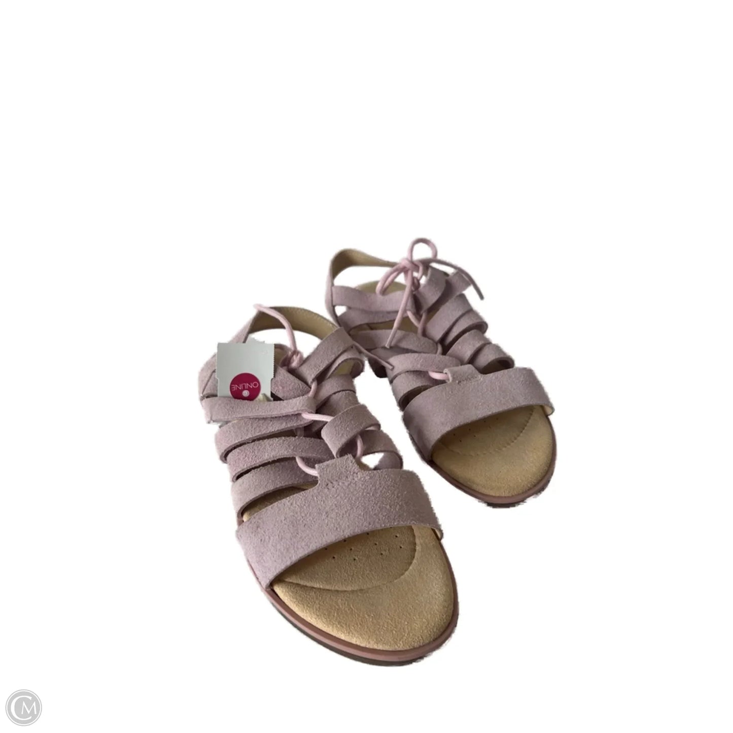 Sandals Flats By Clarks In Pink, Size: 7.5