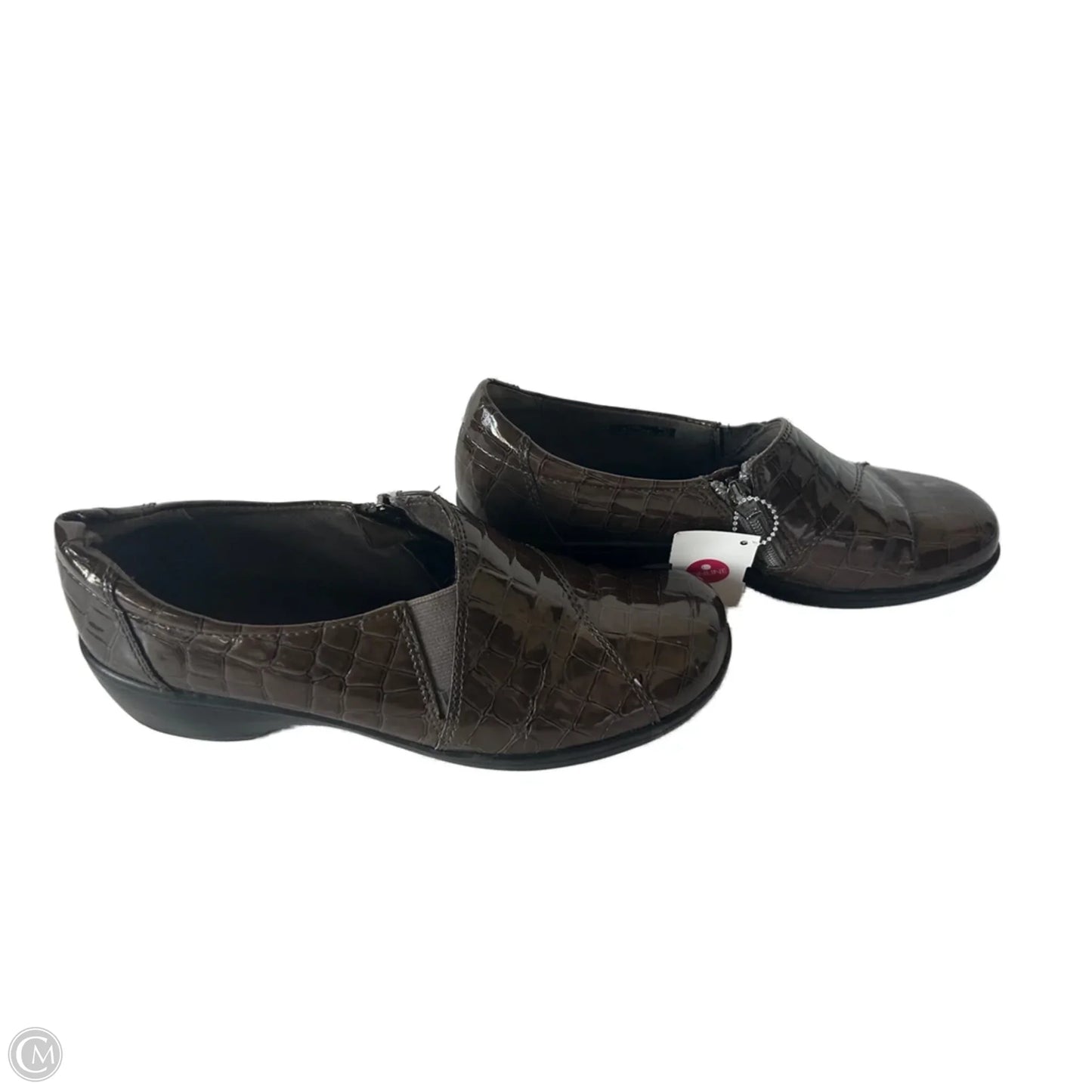Shoes Flats By Clarks In Brown, Size: 7.5