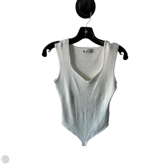 Bodysuit By So In White, Size: Xl