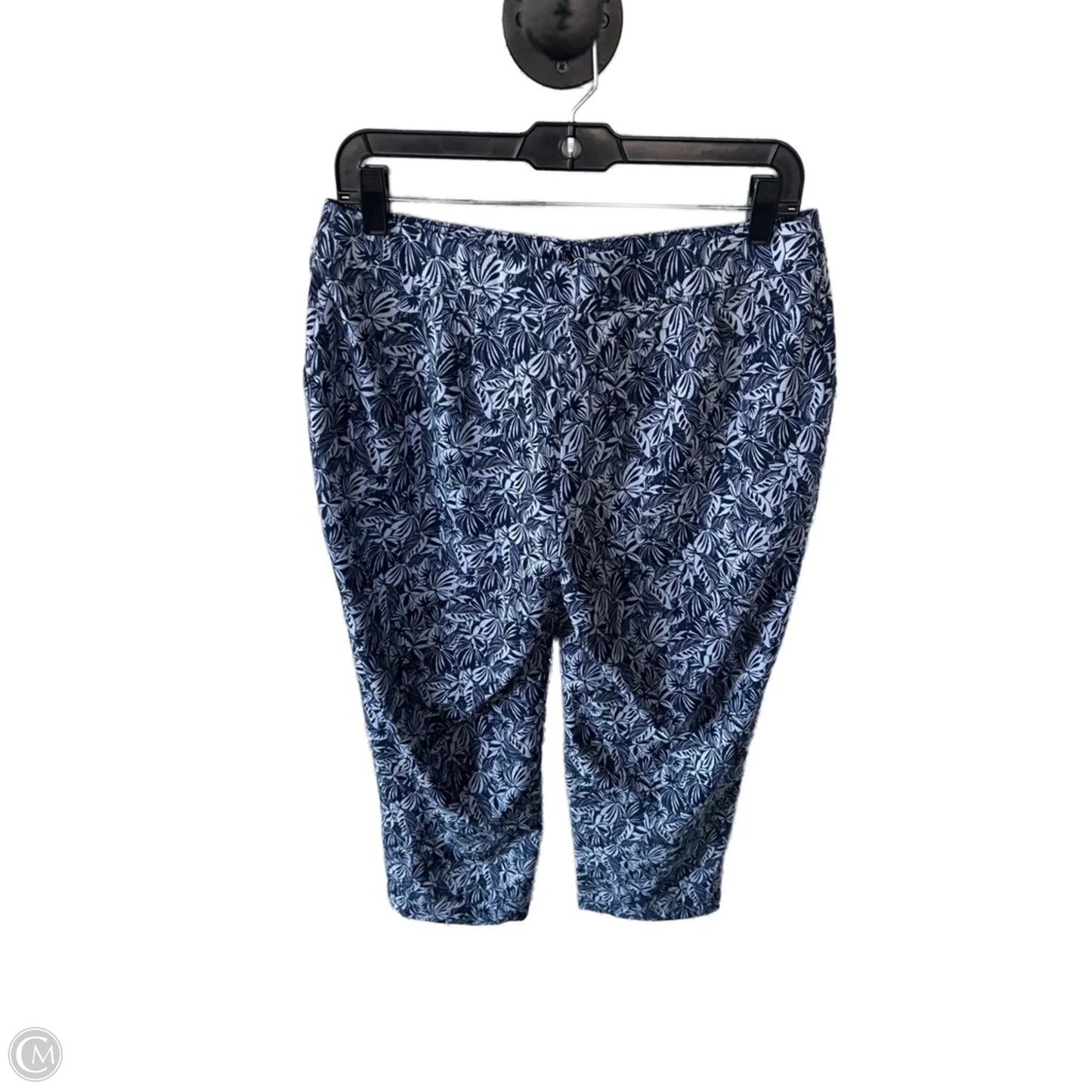 Capris By Chicos In Blue & White, Size: 6