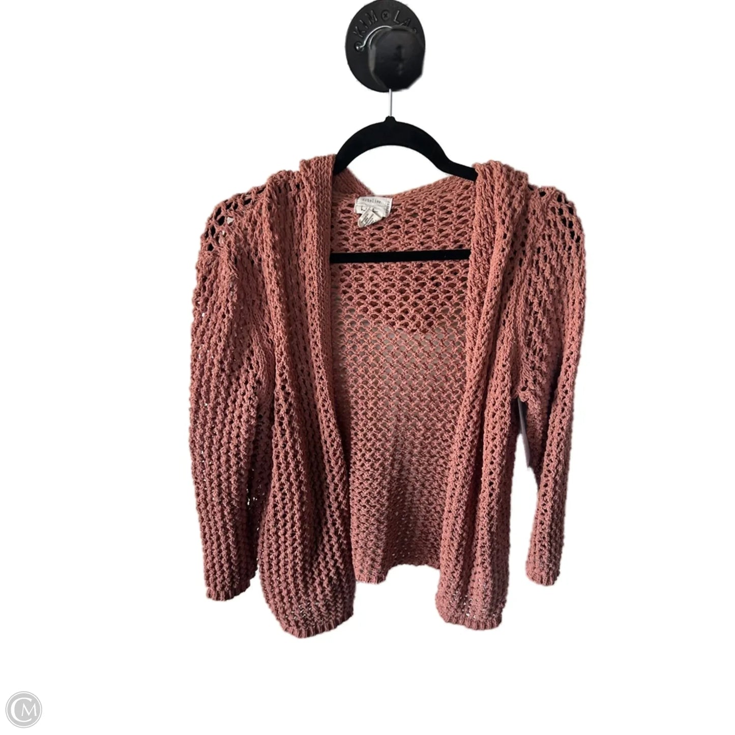 Sweater Cardigan By Nicole By Nicole Miller In Orange, Size: M