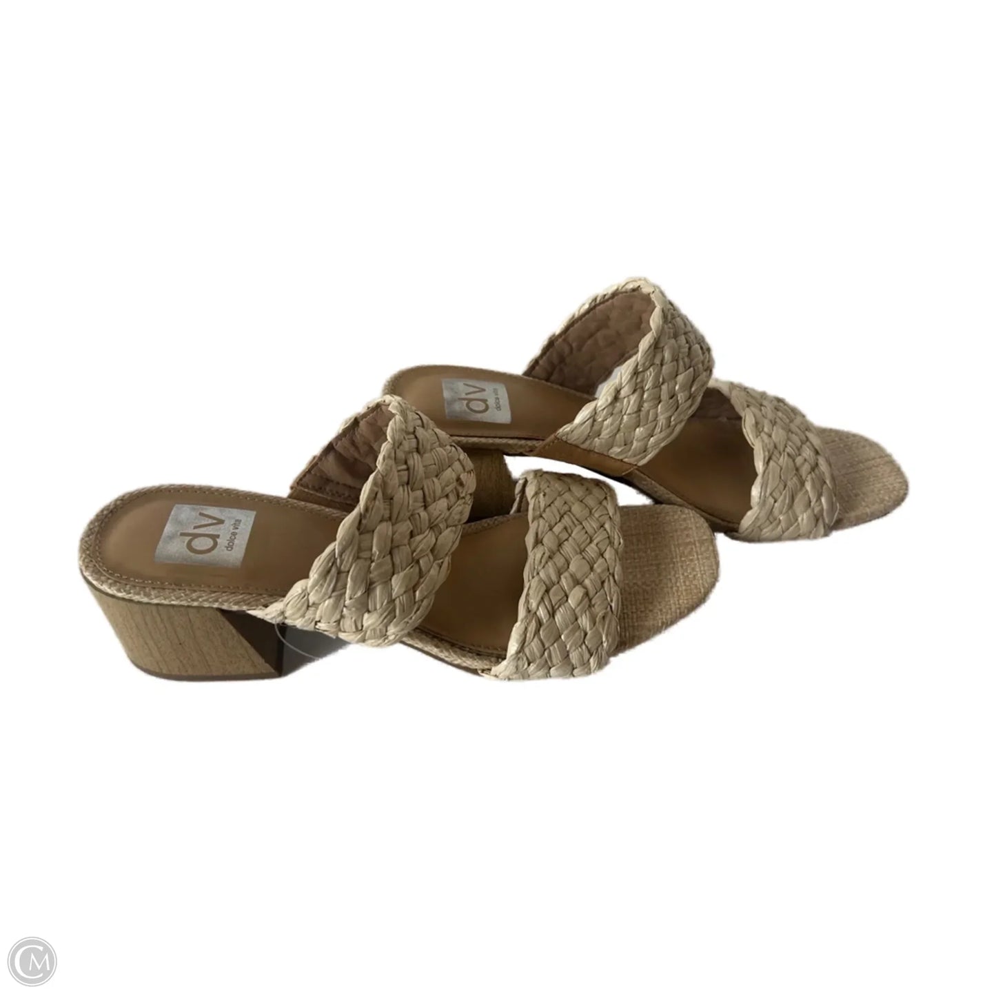 Sandals Heels Block By Dolce Vita In Tan, Size: 8.5