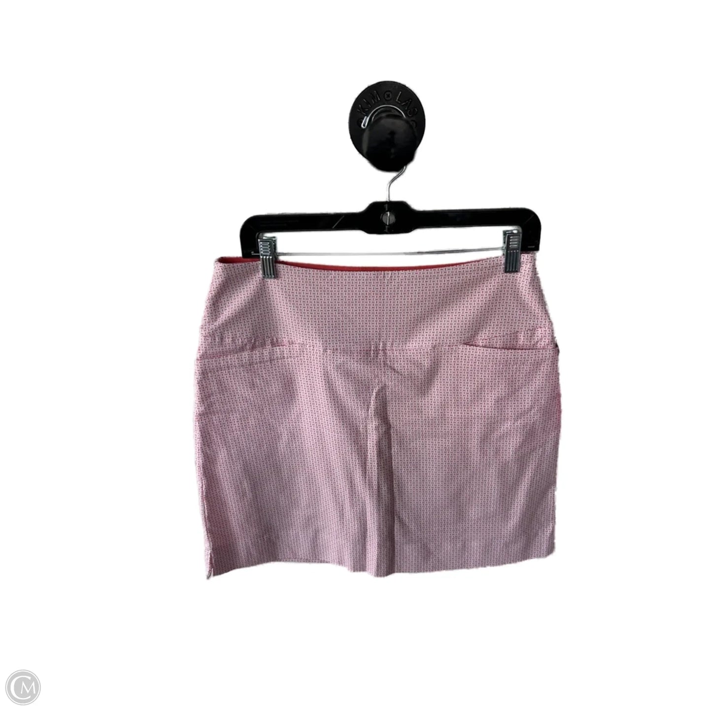 Skort By Sc & Co In Orange & White, Size: 8