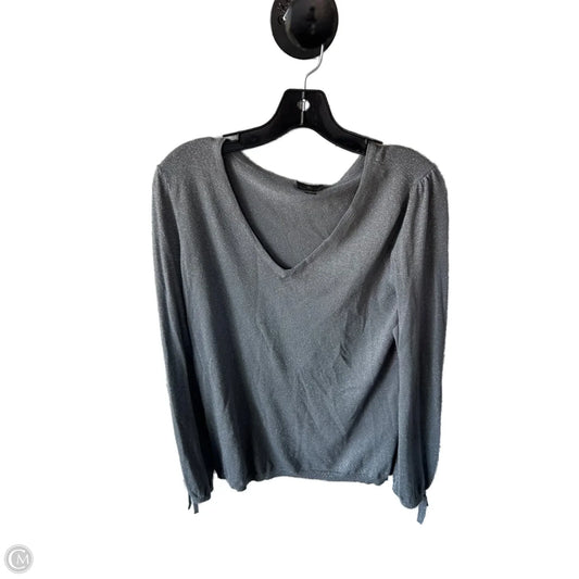 Sweater By Worthington In Silver, Size: L