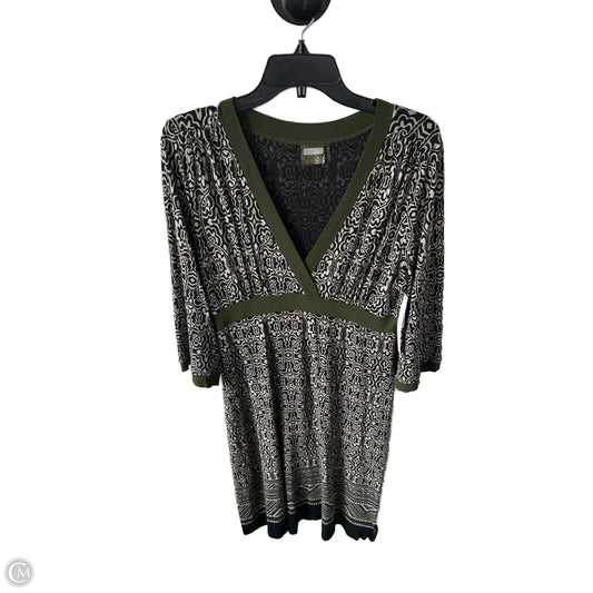 Athletic Dress By Athleta In Black & Green, Size: M