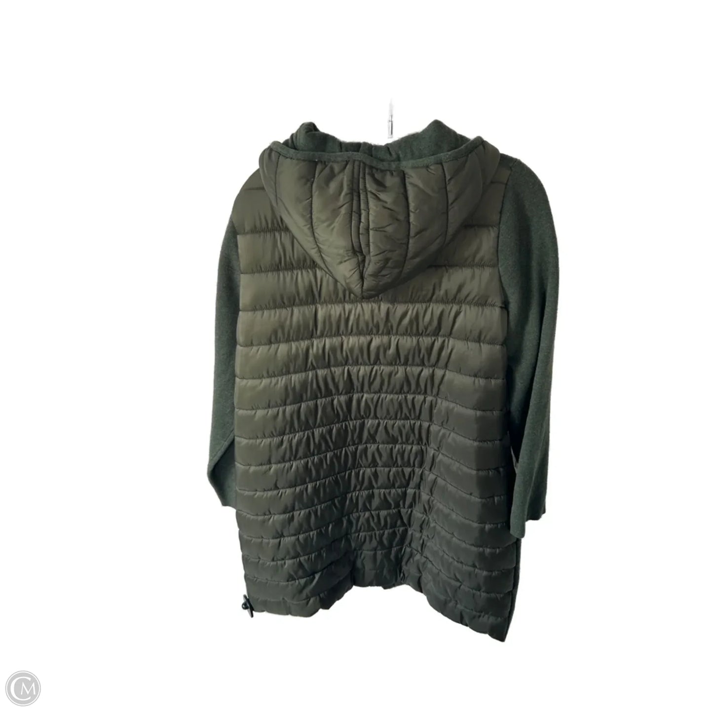 Coat Puffer & Quilted By Max Studio In Green, Size: 1x