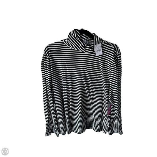 Top Long Sleeve Basic By J. Crew In Black Denim, Size: 2x