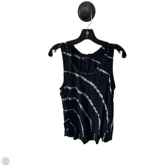 Top Sleeveless By Rock And Republic In Black & Grey, Size: M
