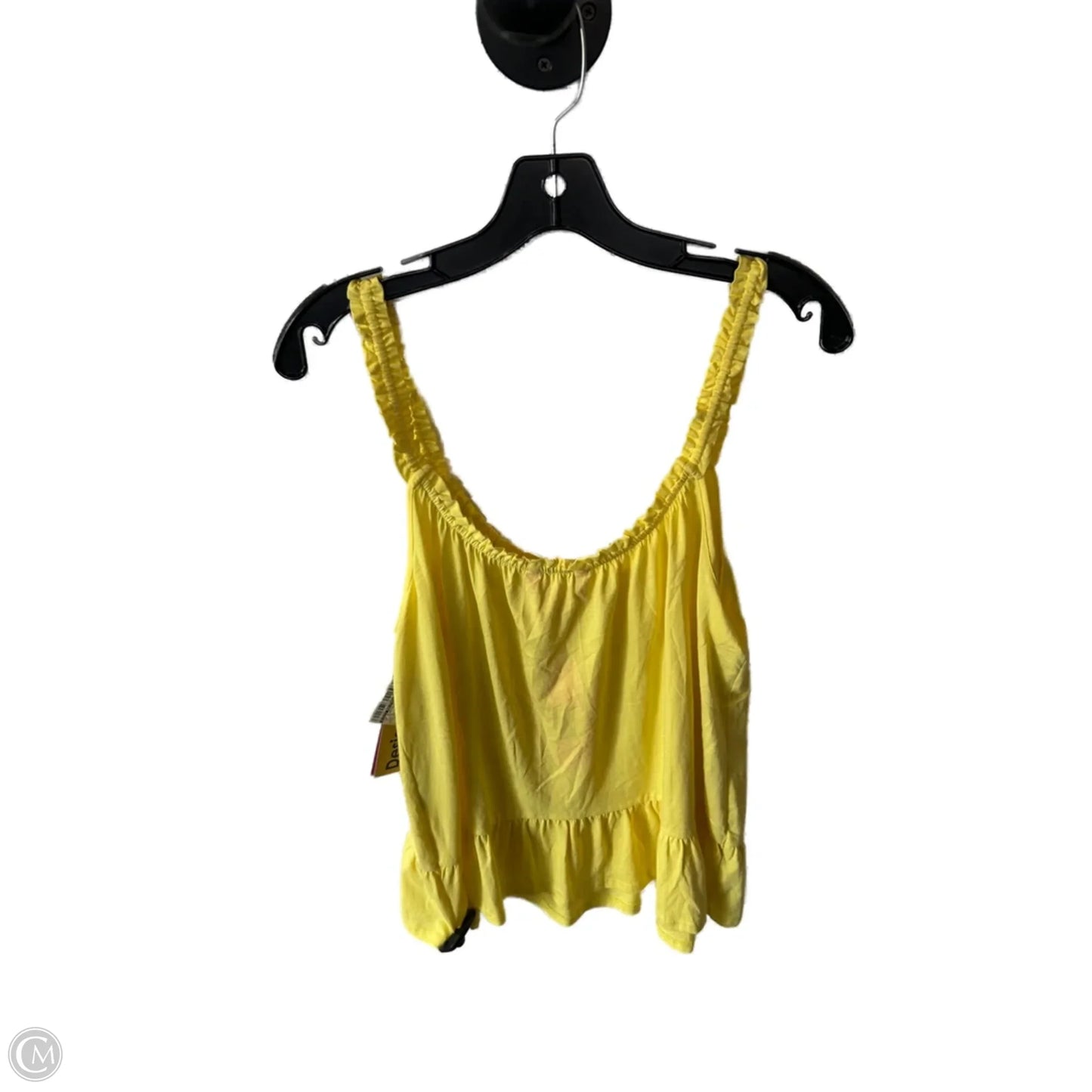 Top Sleeveless Designer By Lilly Pulitzer In Yellow, Size: L