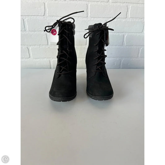 Boots Ankle Heels By Timberland In Black, Size: 8.5