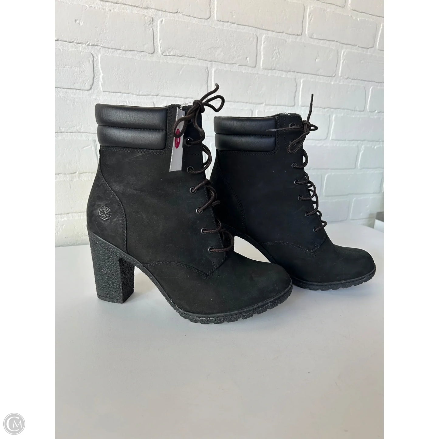 Boots Ankle Heels By Timberland In Black, Size: 8.5