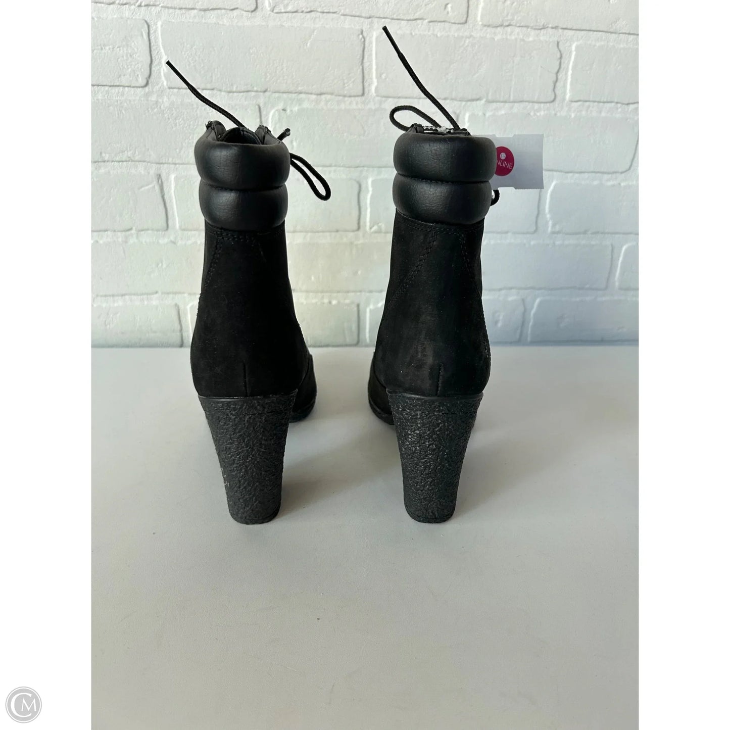 Boots Ankle Heels By Timberland In Black, Size: 8.5