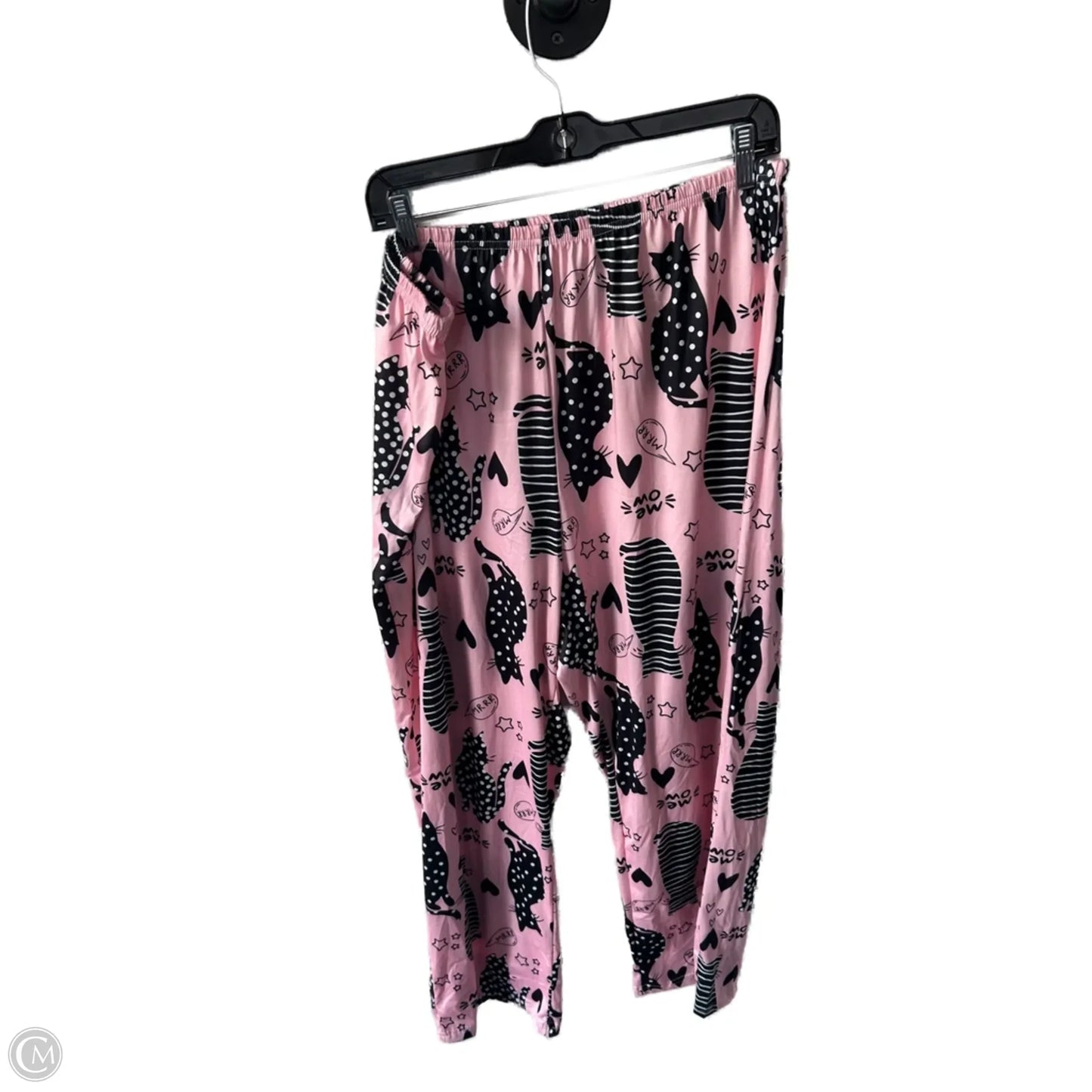 Pajamas 2pc By Cme In Black & Purple, Size: 2x