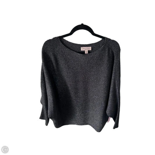 Sweater By Philosophy In Black, Size: 1x
