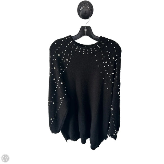 Sweater By Blue Rain In Black & White, Size: L