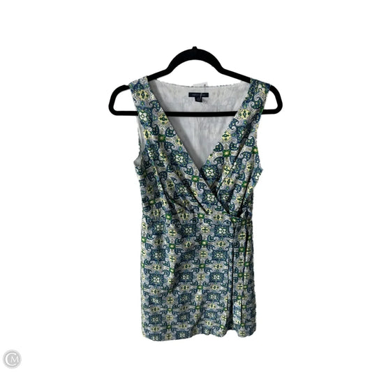 Dress Casual Short By Tommy Hilfiger In Blue & Yellow, Size: M